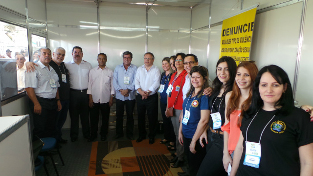 Equipe do Ministério Público que trabalhou durante a realização da Justiça Itinerante (Foto: Ricardo Ojeda) 