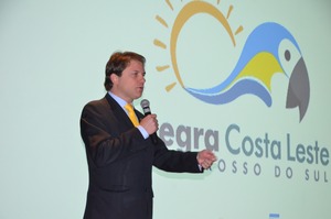 Plano de Desenvolvimento da Costa Leste é lançado por lideranças da região Integra Costa Leste Cláudio Mendonça, superintendente do Sebrae/MS, parabenizou todos os envolvidos na iniciativa (Foto; Assessoria de Comunicação)