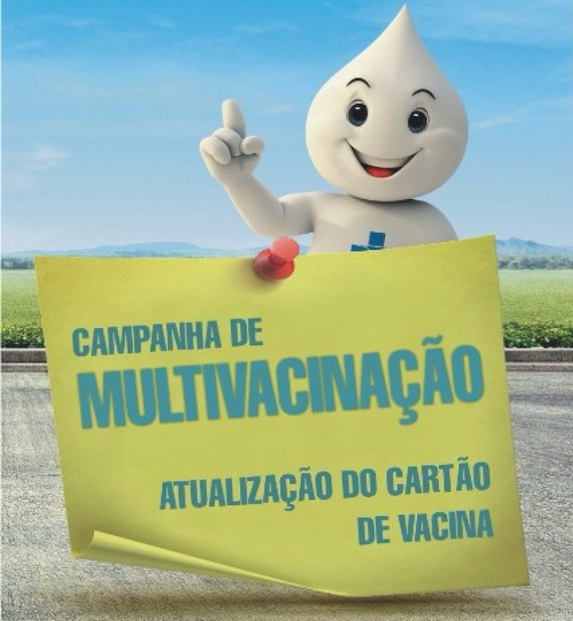 Dia “D” da Campanha Nacional de Multivacinação acontece neste sábado A orientação é que os pais ou responsáveis, ao acompanharem seus filhos até às Unidades de Saúde, com os documentos. (Arte / Prefeitura)