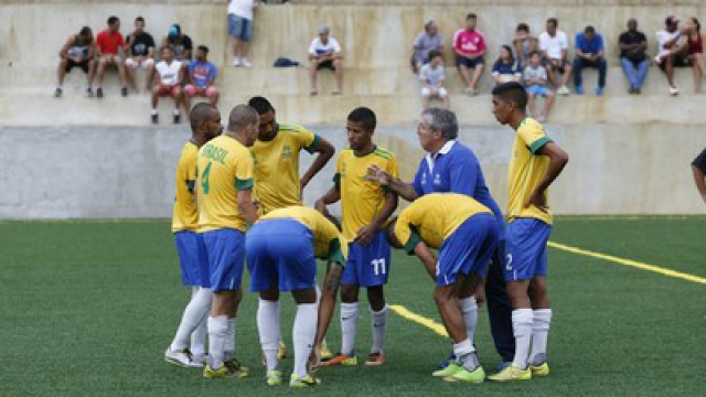 Com 5 de MS no elenco, seleção de futebol de 7 busca título na Inglaterra Futebol de 7 (Foto: Fernando Gallo/Hoop Sports)