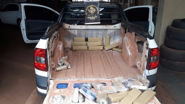 DOF apreende veículo com droga durante abordagem em Ponta Porã