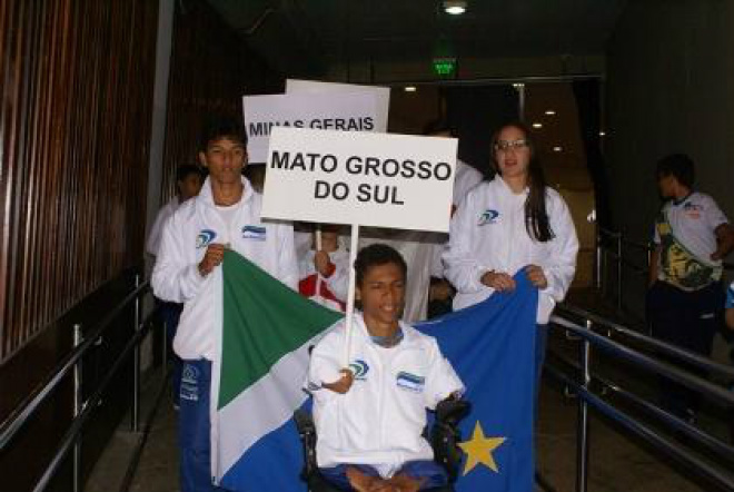 Atualmente Mato Grosso do Sul participa da edição 2013 das Paralimpíadas Escolares em São Paulo (Foto: Fundesporte)