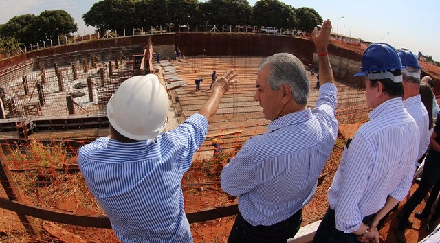 Reinaldo Azambuja entrega obras em Inocência e autoriza novos investimentos Governador Reinaldo Azambuja. (Foto:Divulgação/Assessoria)