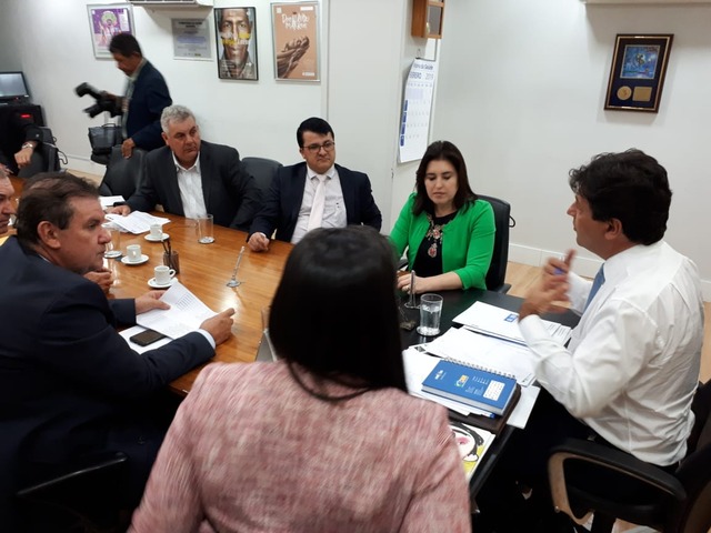 Em Brasília, Guerreiro se reúne com Mandetta e Simone Tebet para pedir investimentos na saúde Foto: Divulgação