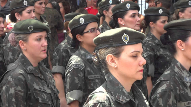 Mulheres poderão participar do serviço militar O projeto que prevê serviço militar opcional para mulheres que completarem 18 anos. (foto: Divulgação)