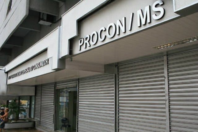 Prédio do Procon/MS. (Foto: Divulgação)