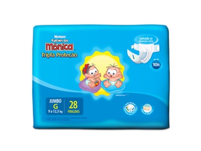 Anvisa suspende venda de 79 lotes de fraldas da marca Huggies Turma da Mônica Setenta e nove lotes tiveram a venda e distribuição suspensas. Foto: Divulgação.