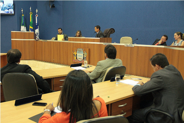 Sessão da Câmara Municipal de Três Lagoas, desta terça-feira (08). (Foto: Assessoria)