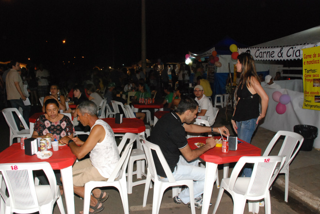 No domingo a Feira Noturna será realizada normalmente com início às 16 horas. Foto: Divulgação