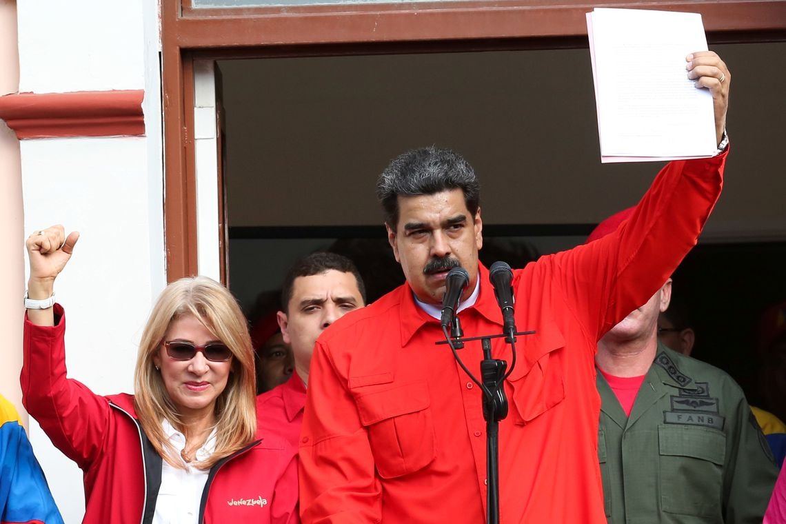 Governo Maduro se diz disposto a negociar com oposição Miraflores Palace