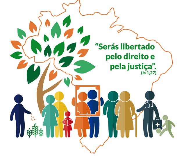 Igreja Católica discutirá Políticas Públicas na Campanha da Fraternidade 2019 Arte da Campanha da Fraternidade 2019. Divulgação