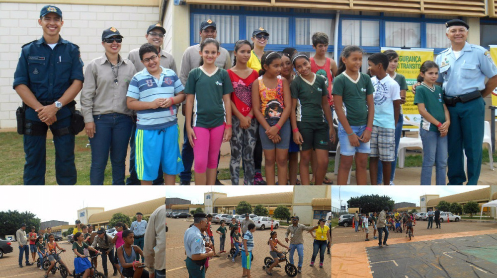 2º Batalhão de Polícia Militar de Três Lagoas participa do projeto “Rodovidas” Passarão pela unidade do SEST/SENAT mais de 600 alunos do 4º e 5º ano das escolas de Três Lagoas. (Foto: Assessoria)