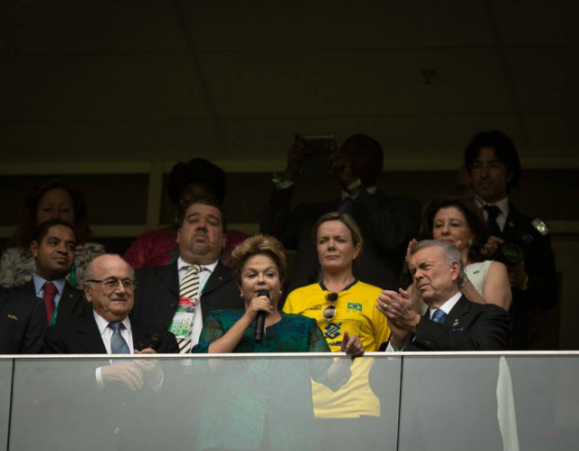 A president não vai se pronunciar para evittar vaias, como aconteceu na Copa das Confederações, em 2013 (Foto: Ricardo Nogueira/Folhapress)