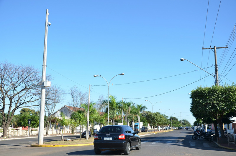 Câmeras de Monitoramento de Três Lagoas começam a ser instaladas O investimento de R$ 1.234.529,12 é um convênio firmado com a Petrobras S/A e o Município de Três Lagoas. (Foto: Assessoria)