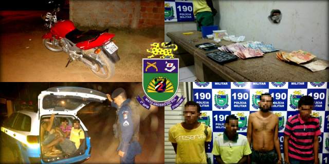 O dono do disk drogas, junto com os envolvidos e os materiais apreendidos, foram levados para a Delegacia de Polícia Civil (Foto: Assessoria)