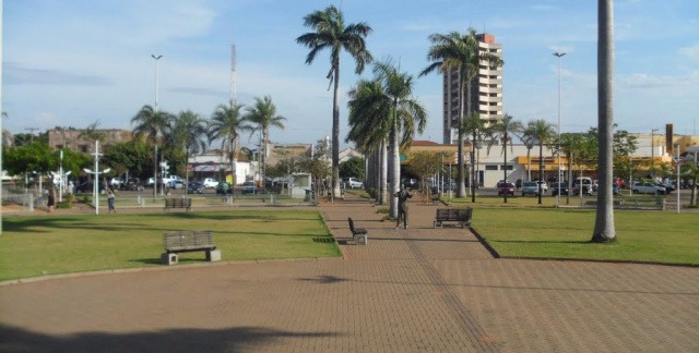 Praça Ramez Tebet pode ser um dos pontos turísticos contemplados com o Wi-Fi. (Arquivo/Perfil News)