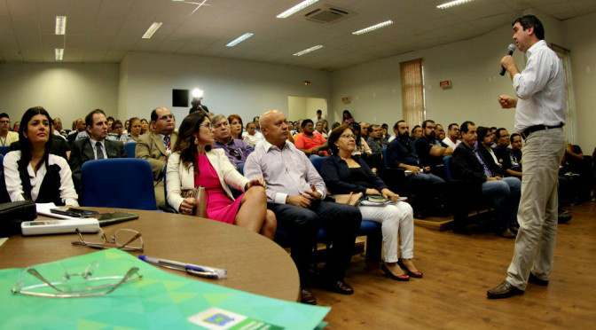 A data foi apresentada pelo secretário de Estado de Governo e Gestão Estratégica, Eduardo Riedel, durante o Fórum Dialoga, realizado na manhã desta sexta-feira (11), no Parque dos Poderes. (Foto: Divulgação)