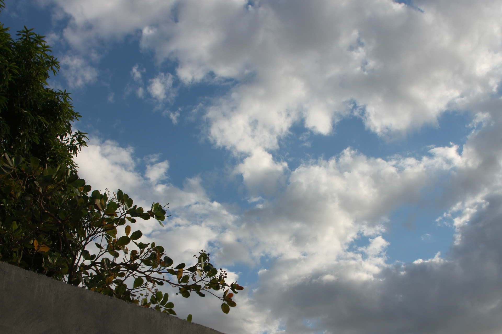 Previsão  de sol com algumas nuvens para esta terça-feira. (Foto: Kênia Guimarães)
