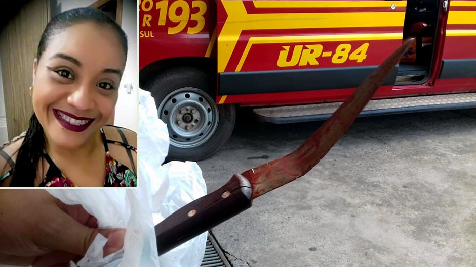 Mulher é morta com mais de 20 facadas no dia do aniversário em Corumbá Mulher foi morta com pelo menos 20 facadas pelo corpo / Foto: Divulgação Corpo de Bombeiros