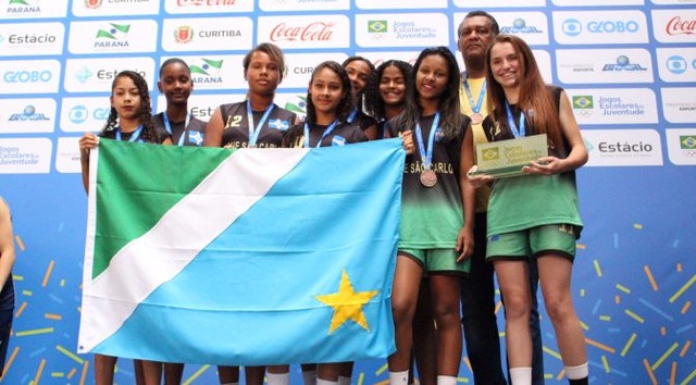 JEJ Curitiba: Três Lagoas ganha segundo bronze consecutivo no basquete Pela segunda vez consecutiva, o time da EM Parque São Carlos ficou com o bronze da segunda divisão.