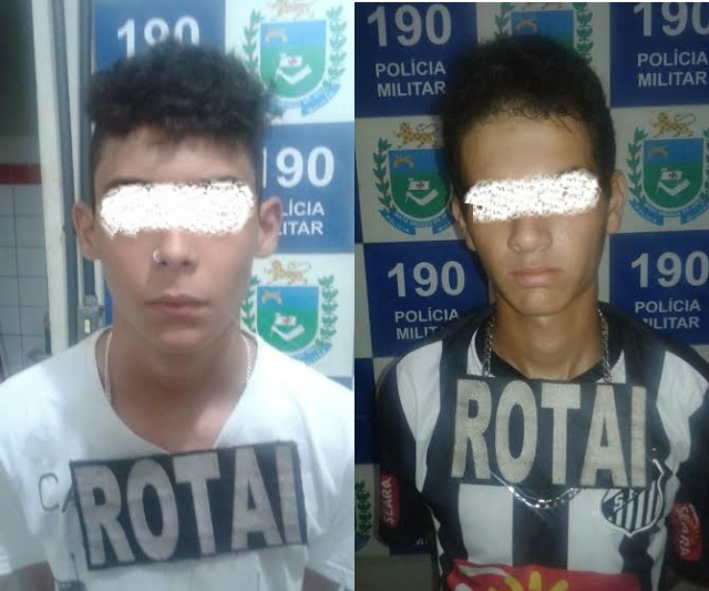 Dois do grupo que estava com papelotes de cocaína; somente um deles ficou detido na Depac (Foto: TL Notícias)