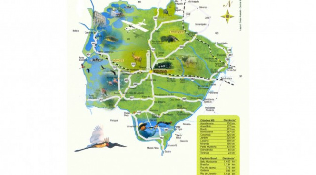 Municípios de MS terão nova oportunidade para compor o Mapa Turístico Brasileiro O Programa de Regionalização, do Ministério do Turismo (Mtur) traz novas oportunidades para compor o Mapa Turístico em MS (Foto: Assessoria)