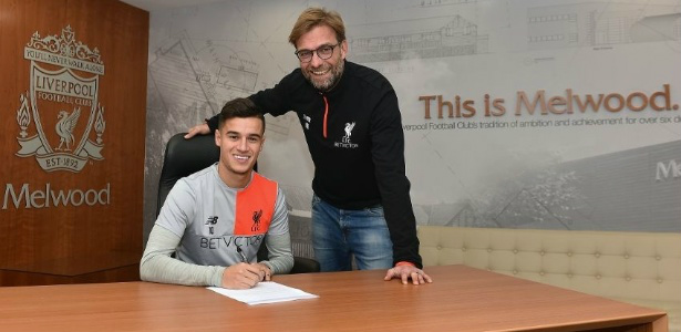 Phillipe Coutinho assina contrato com Liverpool. (FOTO: Divulgação)