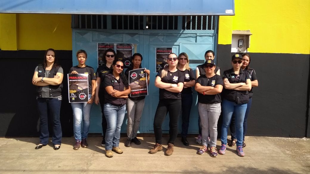 Agentes de Três Lagoas aderem à paralisação; presos ficam sem visitas Agentes de Três Lagoas aderem à paralisação; presos ficam sem visitas. (Fotos: Divulgação).