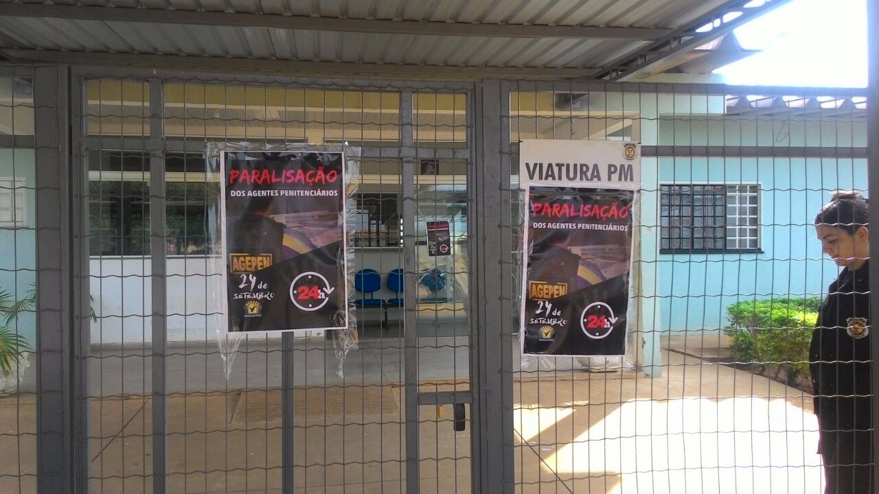 Agentes de Três Lagoas aderem à paralisação; presos ficam sem visitas Agentes de Três Lagoas aderem à paralisação; presos ficam sem visitas