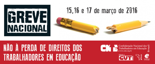 A greve teve início hoje (15) e se estende até o dia 17 de março. O foco principal são as Redes Municipais de Ensino do Mato Grosso do Sul (Foto: Divulgação)