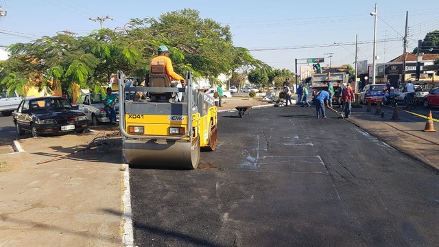 Avenida Capitão Olyntho Mancini recebe obras em estacionamentos e rede de esgoto Foto: Assessoria de Imprensa