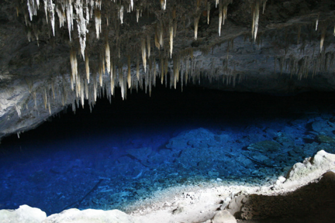 Gruta do Lago Azul, em Bonito, tem normas de visitação estabelecidas Gruta está inserida no perímetro do Monumento Natural de Bonito. Foto: Edemir Rodrigues