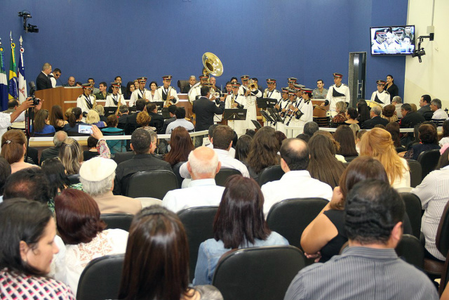 Banda musical Cristo Redentor, durante apresentação. (Foto: Assessoria)