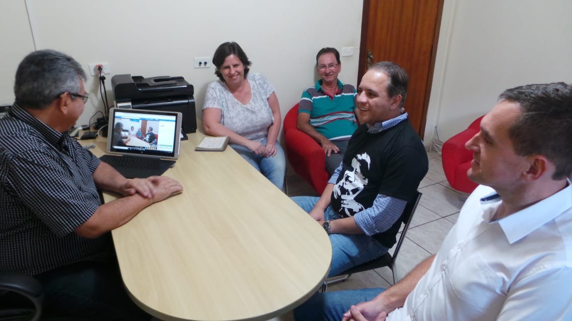 Representante de Bolsonaro em MS, Coronel David concede entrevista ao Perfil News (Foto: Lucas Gustavo/Perfil News).