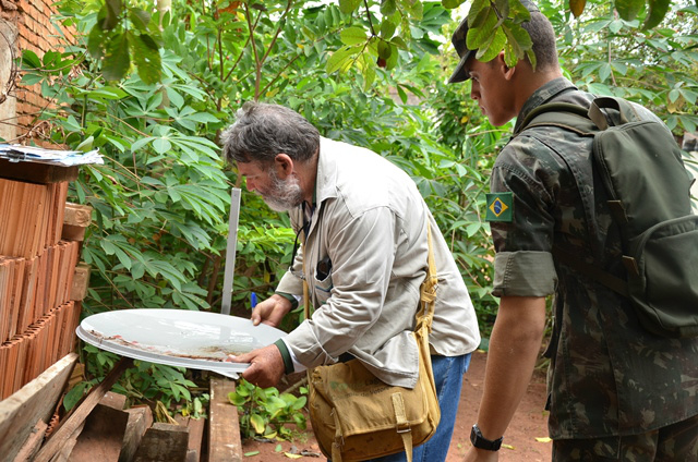 Os agentes comunitários de saúde e Exército Brasileiro realizaram, no período de 12 de janeiro a 06 de março deste ano, a coleta de 156 toneladas de criadouros do mosquito da dengue (Foto: Assessoria)