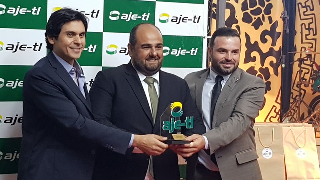 AJE premia os Melhores do Ano; destaque foi para empresário da construção civil Fernando Jurado foi o grande homenageado da noite. Ele é sócio proprietário da Cinco Construtora e atual vice-presidente da ACITL (Foto: Ricardo Ojeda)