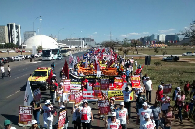 Professores e estudantes da UFMS/CPTL estão em greve desde o dia 17 de junho. (Foto: Divulgação)