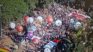 Manifestações favoráveis à presidente Dilma em São Paulo (Foto: Divulgação)