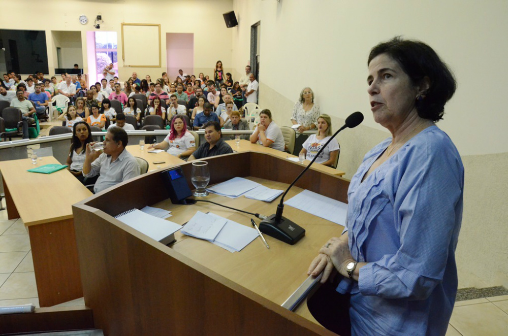 Marcia Moura anuncia doação de área para futuro Centro de Recuperação de Animais A notícia foi informada na manhã deste sábado (16), durante o Seminário e Audiência Pública de Proteção e Defesa dos Animais. (Foto: Assessoria)